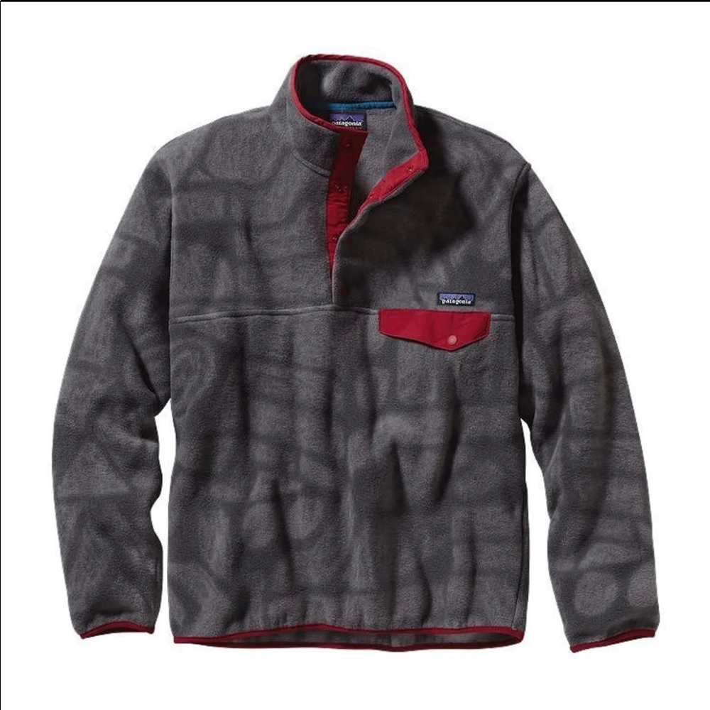 Patagonia Synchilla Snap-T Fleece Pullover Shale Forge Gray Grey Men's Size S